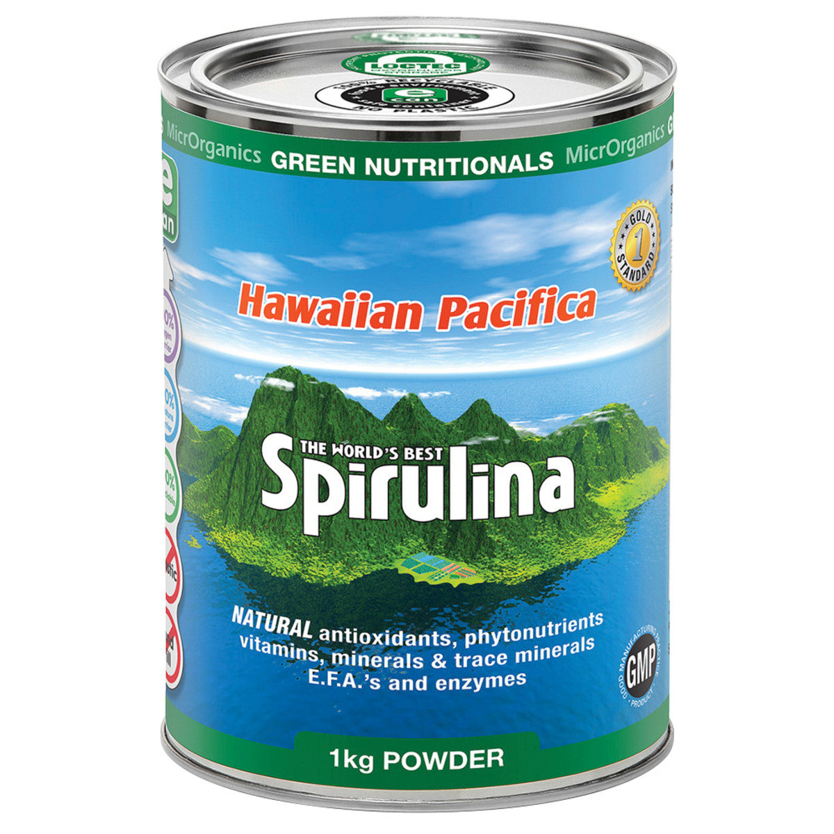 Green Nutritionals by MicrOrganics Hawaiian Pacifica Spirulina Powder 1kg - Cutprice Online