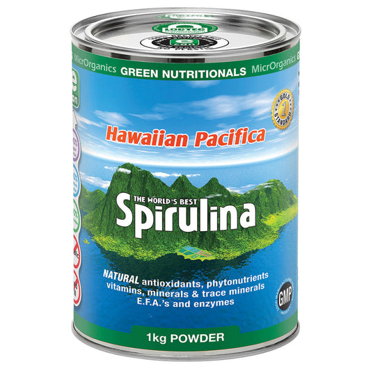 Green Nutritionals by MicrOrganics Hawaiian Pacifica Spirulina Powder 1kg - Cutprice Online