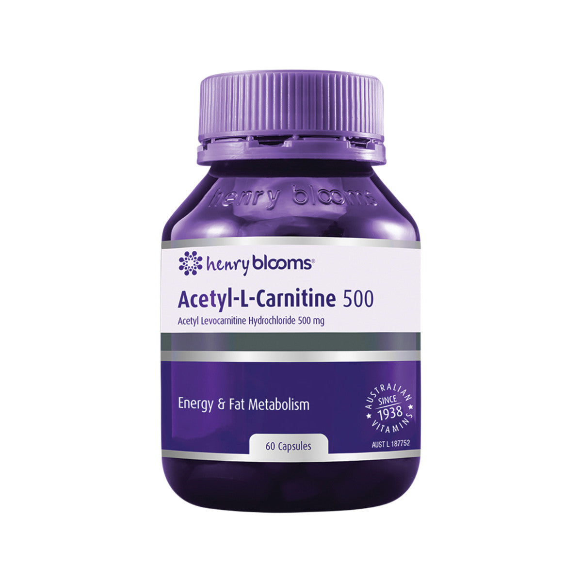 Henry Blooms Acetyl-L -Carnitine 500 60c - Cutprice Online