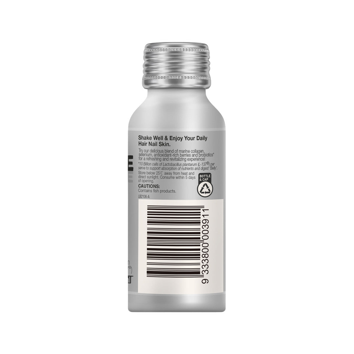 Henry Blooms BellyME Hair Nail Skin Collagen + Selenium Shots Natural Berry 60ml x 7 Pack - Cutprice Online