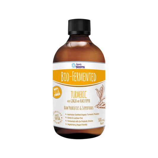 Henry Blooms Bio-Fermented Turmeric (with Ginger and Black Pepper) 500ml - Cutprice Online