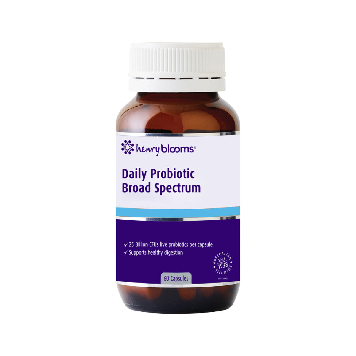 Henry Blooms Daily Probiotic Broad Spectrum 60c - Cutprice Online