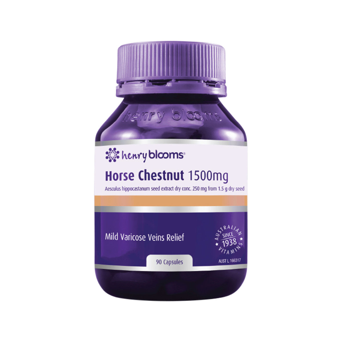 Henry Blooms Horse Chestnut 1500mg 90c - Cutprice Online