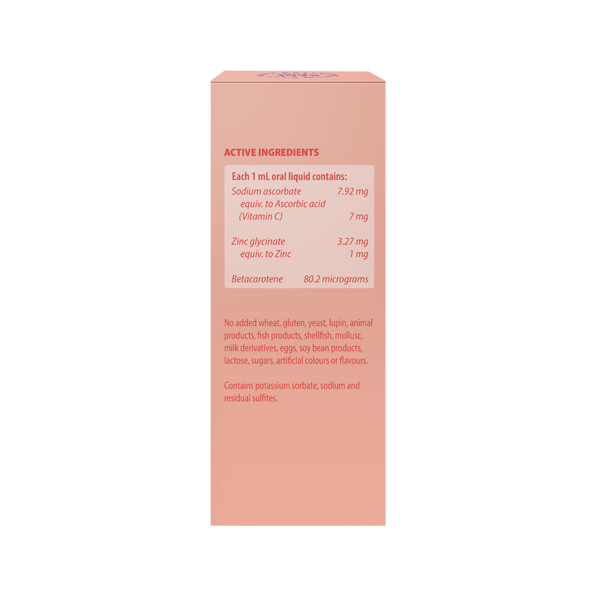 Henry Blooms Kids Liquid Zinc with Vitamin C Orange 100ml - Cutprice Online