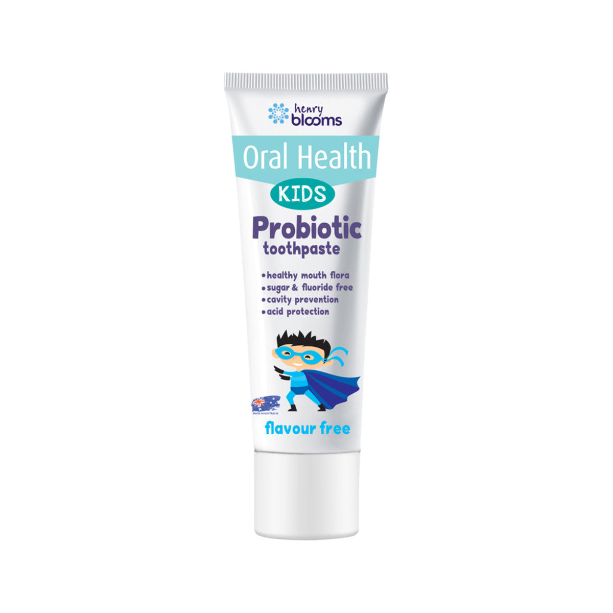Henry Blooms Oral Health Kids Probiotic Toothpaste Flavour Free 50g - Cutprice Online