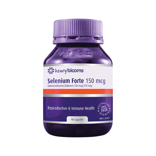 Henry Blooms Selenium Forte 150mcg 90c - Cutprice Online