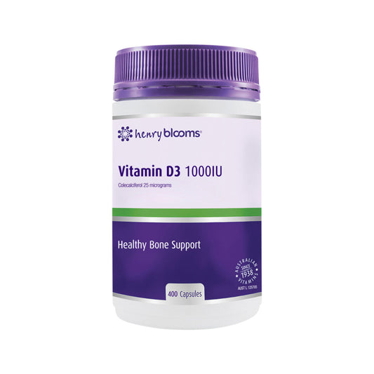 Henry Blooms Vitamin D3 1000 IU 400c