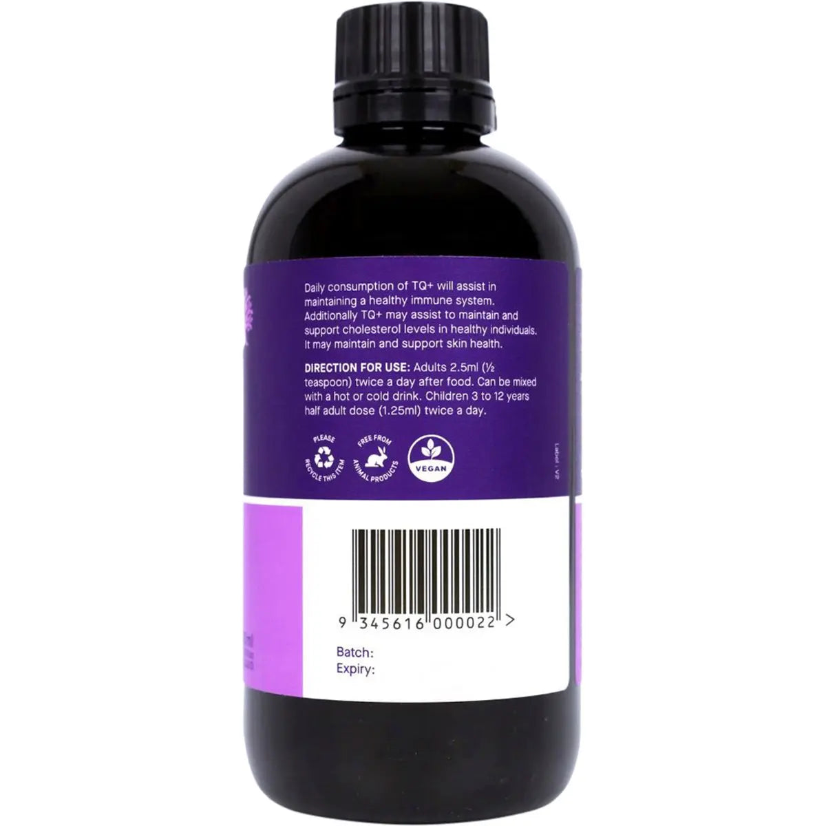 Hab Shifa TQ+ Organic Black Seed Oil 250ml HAB