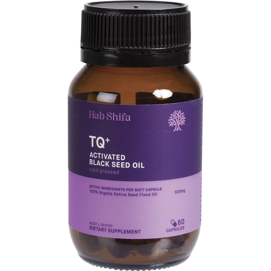 Hab Shifa TQ+ Activated Black Seed Oil Vegecapsules 60 HAB
