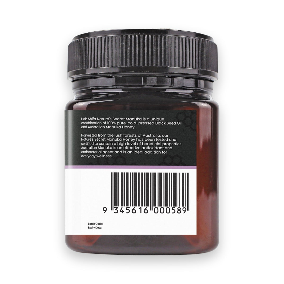 Hab Shifa Manuka Honey with Black Seed Oil MGO100+ 250g