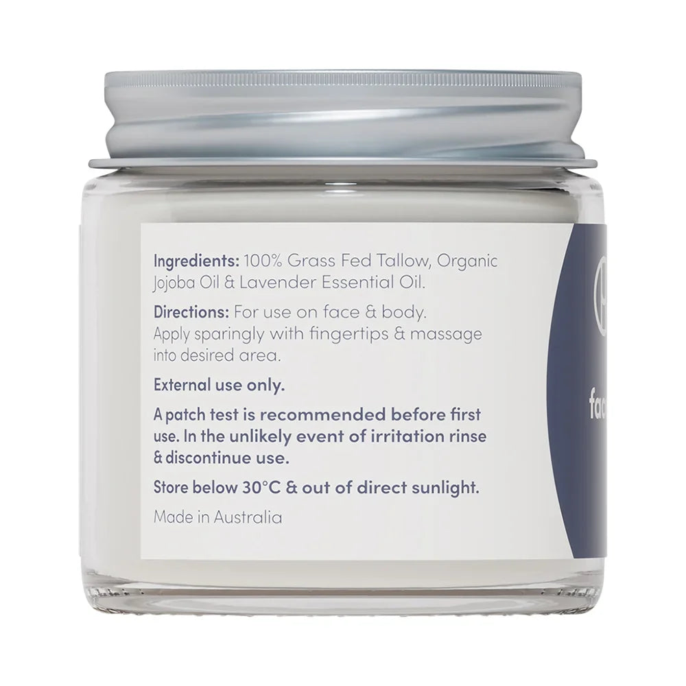 Handmaid Whipped Tallow Face and Body Balm Lavender 80g - Cutprice Online