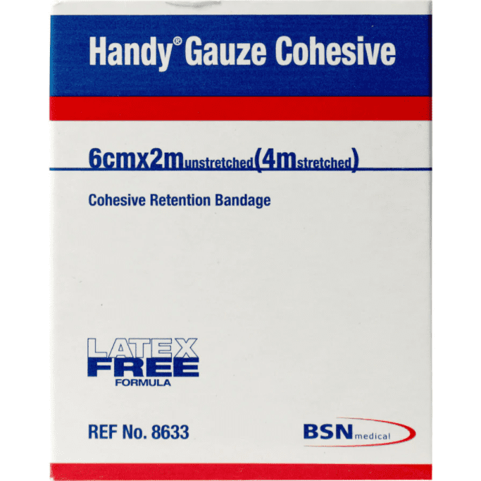 Handy gauze Cohesive 6cmx2mtr Unstretched - Cutprice Online