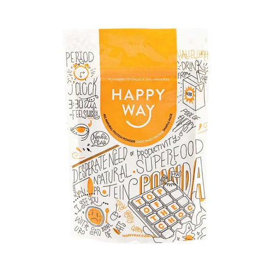 Happy Way Whey Protein Powder Chocolate 60g 6PK HAPPY WAY