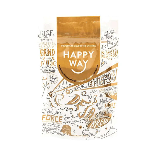 Happy Way Whey Protein Powder Coffee 60g 6PK HAPPY WAY