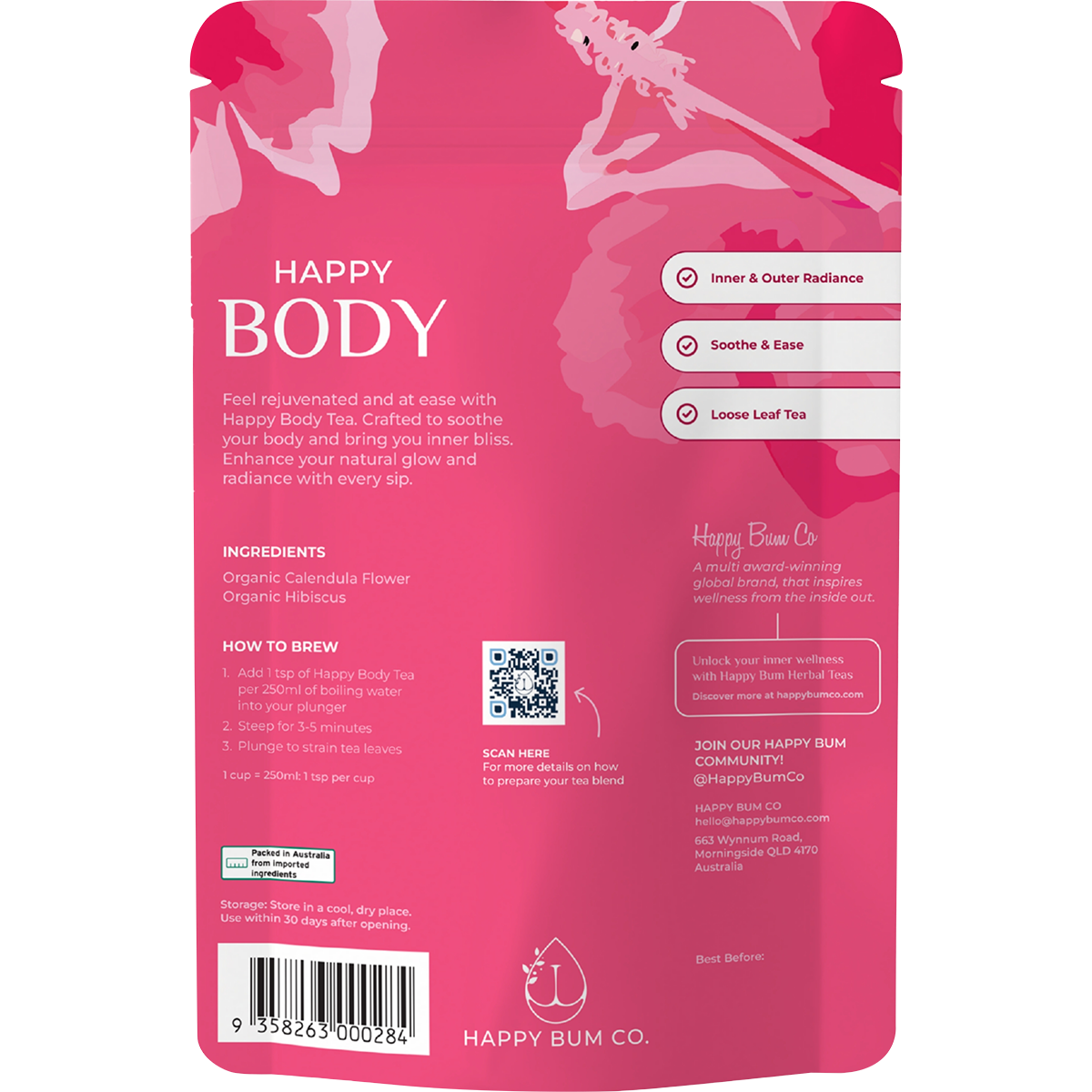 Happy Bum Happy Body Tea 20g
