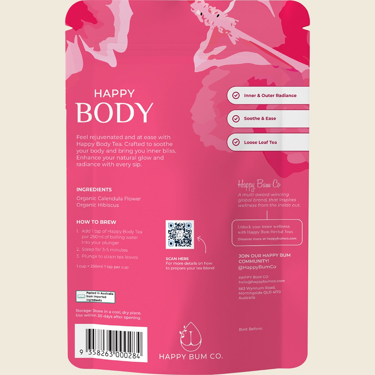 Happy Bum Happy Body Tea 20g