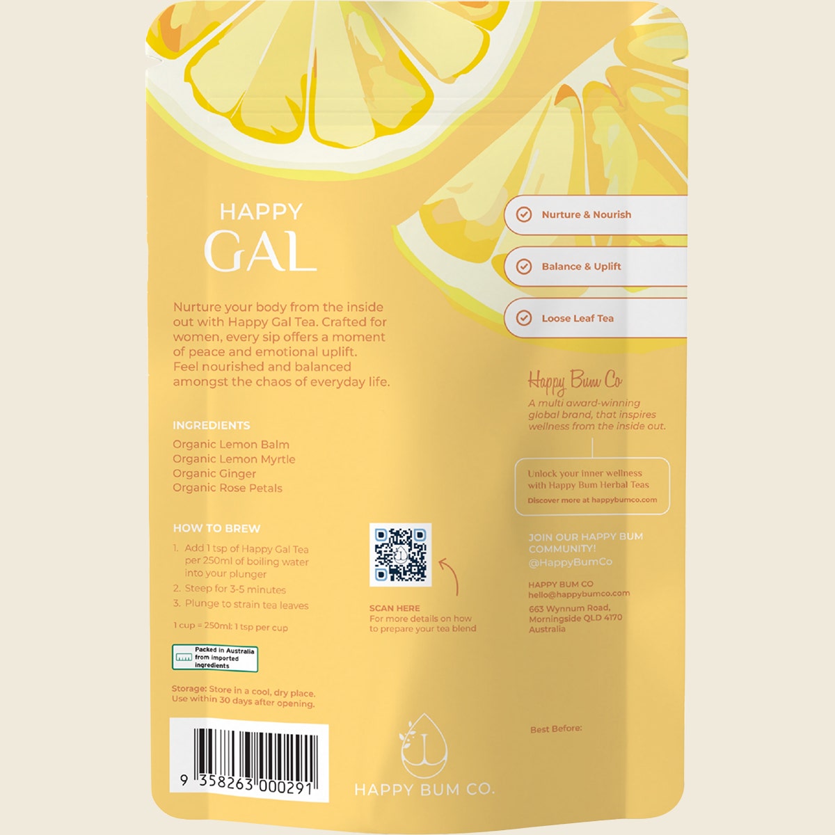 Happy Bum Happy Gal Tea 20g