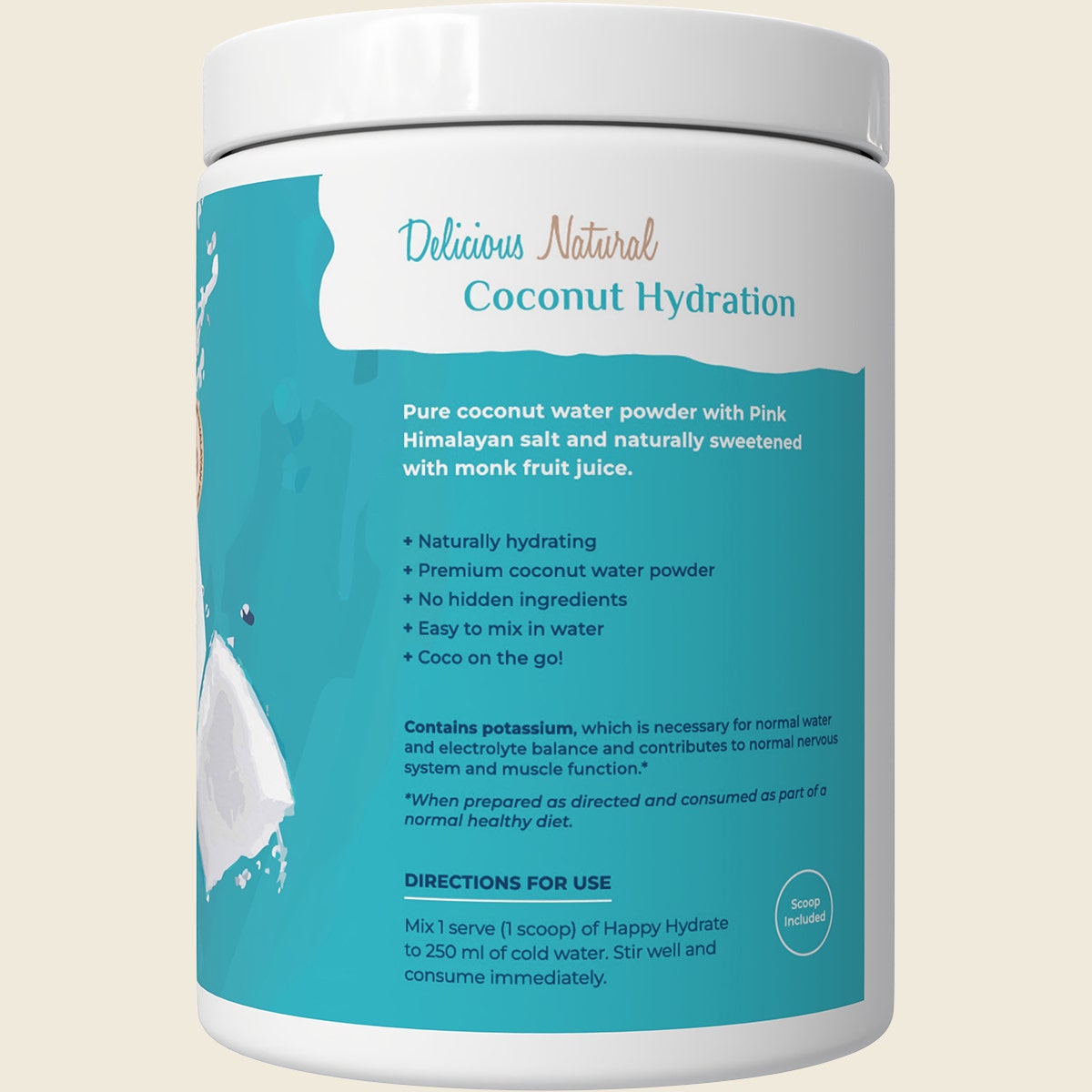 Happy Bum Happy Hydrate Coconut 175g