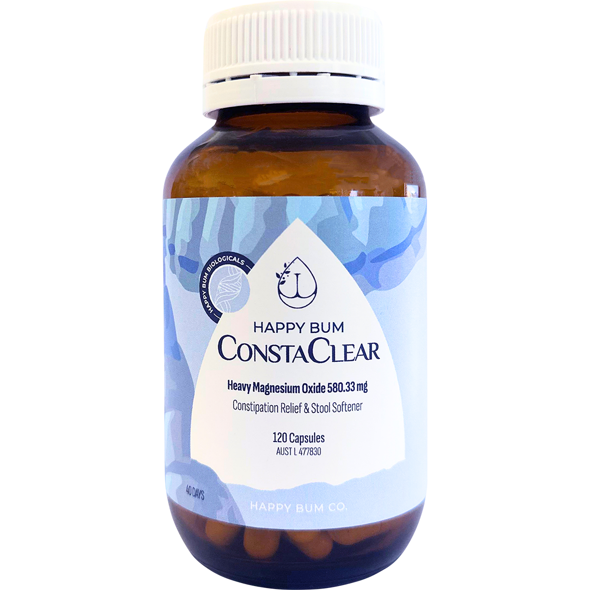 Happy Bum ConstaClear 120 Capsules