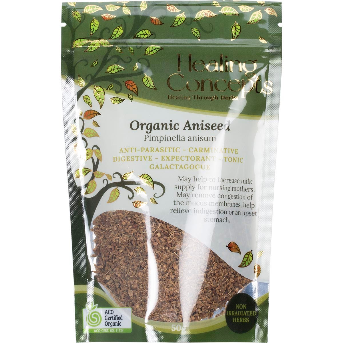 Healing Concepts Organic Aniseed 50g - Cutprice Online