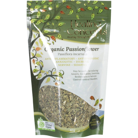 Healing Concepts Organic Passionflower 40g - Cutprice Online