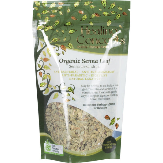 Healing Concepts Organic Senna Leaf 40g - Cutprice Online