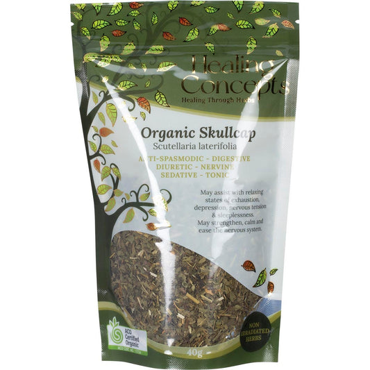 Healing Concepts Organic Skullcap 40g - Cutprice Online