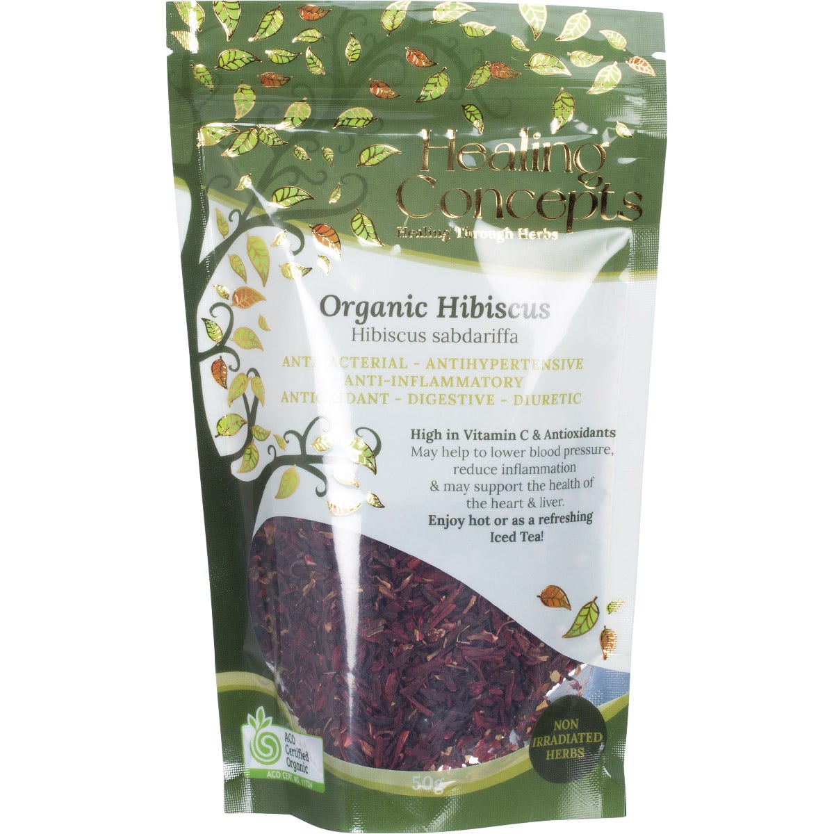 Healing Concepts Organic Hibiscus 50g - Cutprice Online