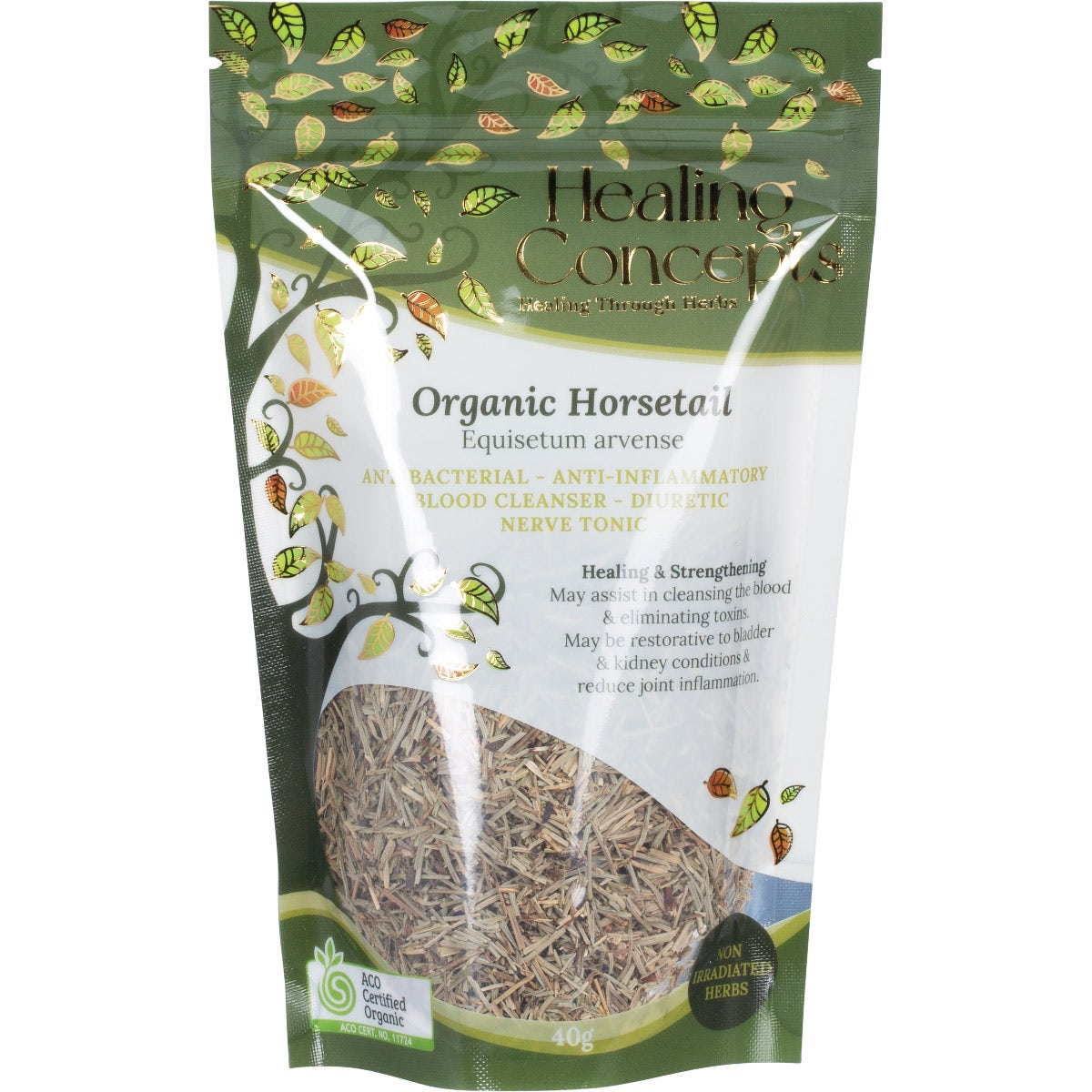 Healing Concepts Organic Horsetail 50g - Cutprice Online