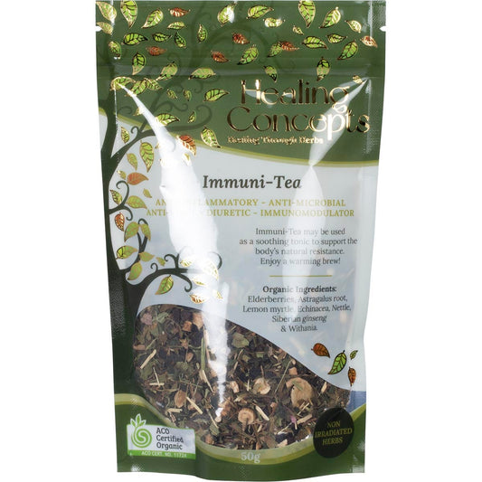 Healing Concepts Organic Blend Immuni-Tea 50g - Cutprice Online