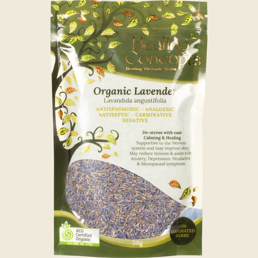Healing Concepts Organic Lavender 50g - Cutprice Online