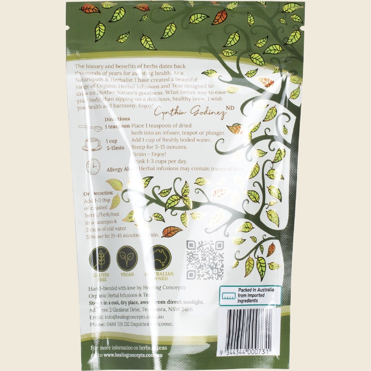 Healing Concepts Organic Lavender 50g - Cutprice Online