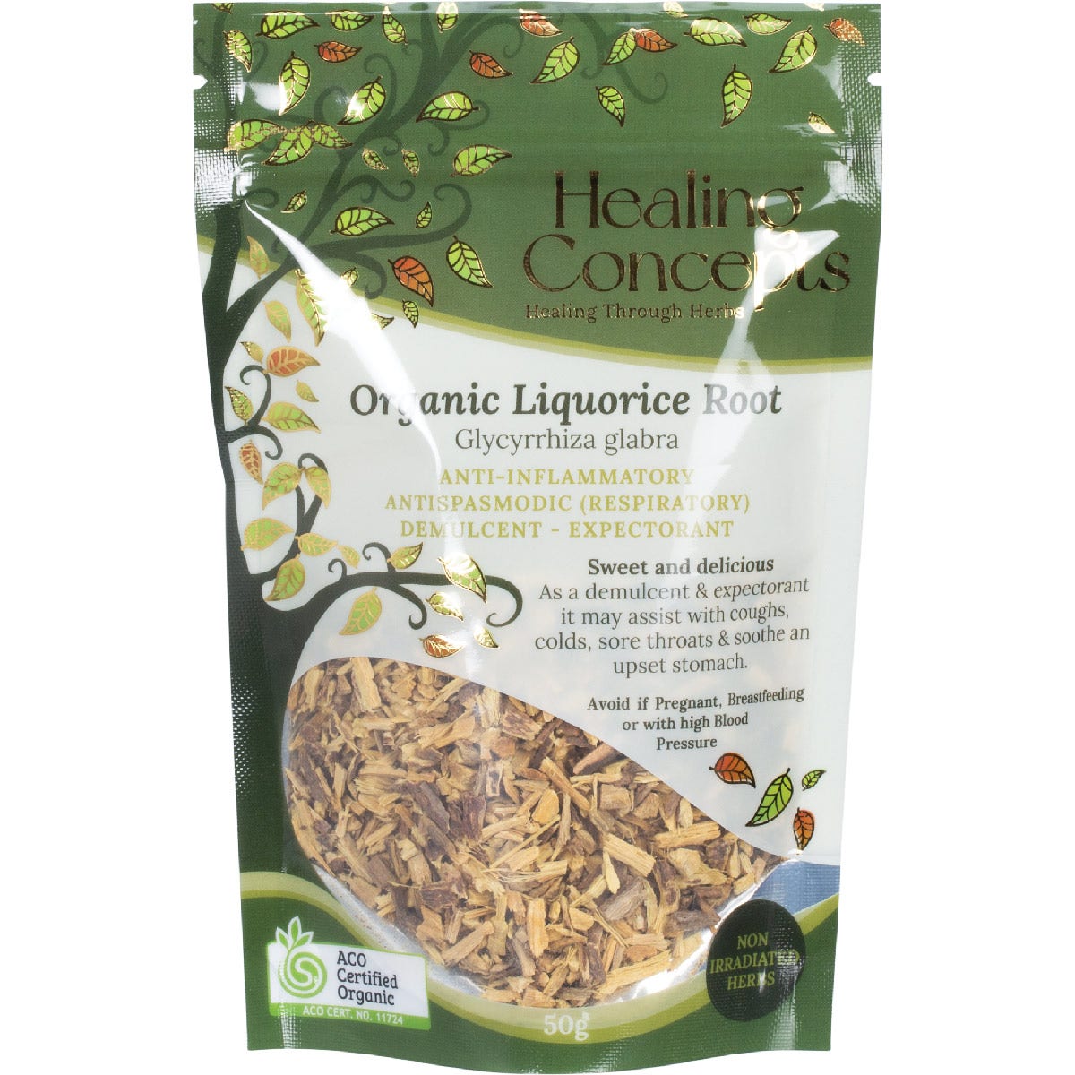 Healing Concepts Organic Liquorice Root 50g - Cutprice Online