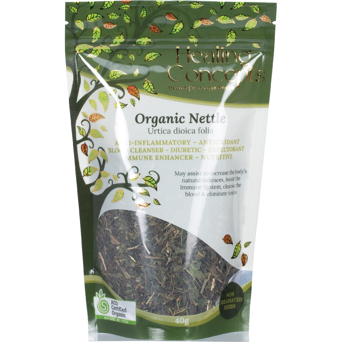 Healing Concepts Organic Nettle 40g - Cutprice Online