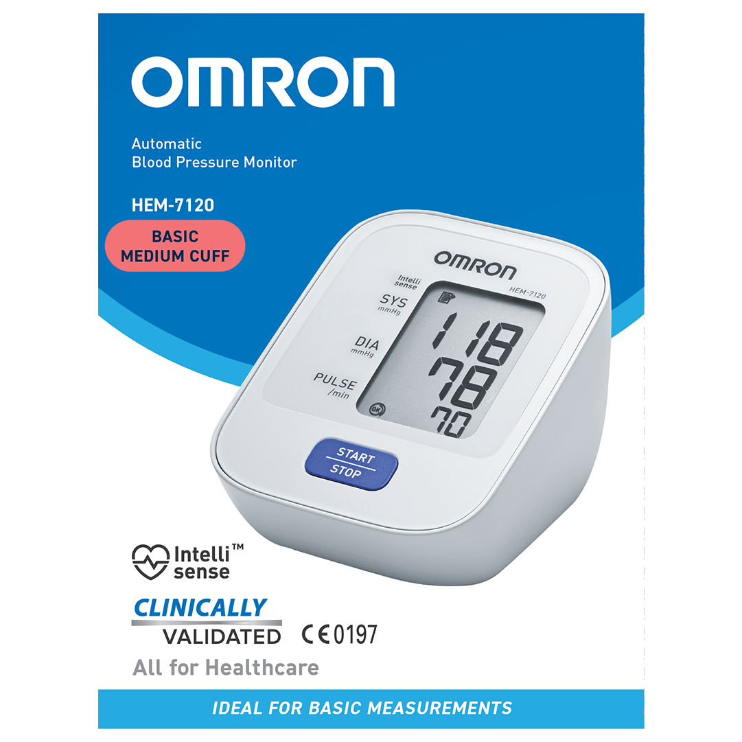 Omron HEM7120 Basic Blood Pressure Monitor 22-32CM - Cutprice Online