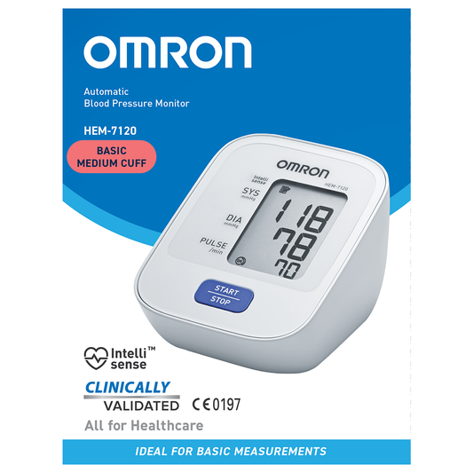 Omron HEM7120 Basic Blood Pressure Monitor 22-32CM - Cutprice Online