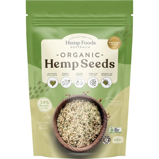 ESSENTIAL HEMP Organic Hemp Seeds Hulled 250g ESSENTIAL HEMP