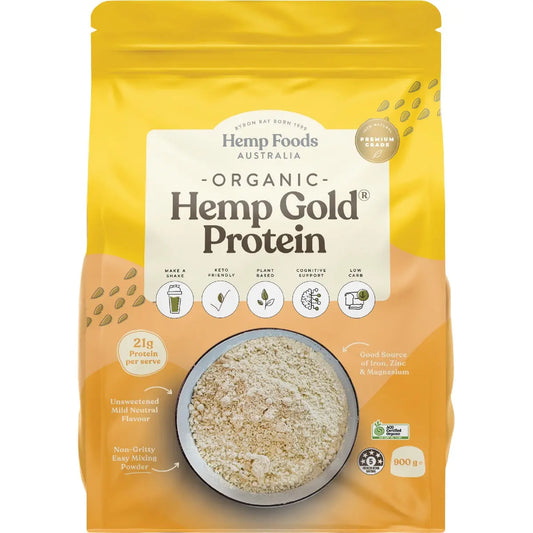 ESSENTIAL HEMP Organic Hemp Gold Protein Contains Omega 3, 6 & 9 900g ESSENTIAL HEMP