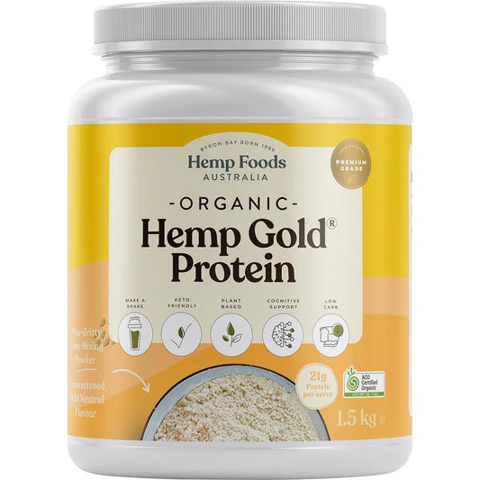 ESSENTIAL HEMP Organic Hemp Gold Protein 1.5kg ESSENTIAL HEMP