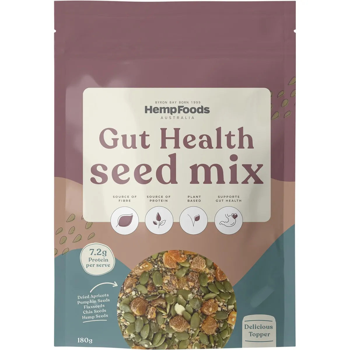 HEMP FOODS AUSTRALIA Gut Health Seed Mix 5x180g - Cutprice Online