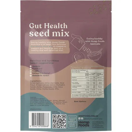 HEMP FOODS AUSTRALIA Gut Health Seed Mix 5x180g - Cutprice Online