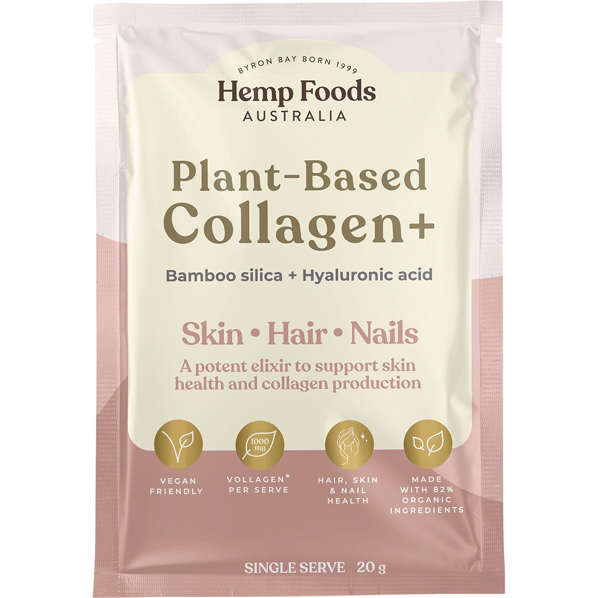Hemp Foods Australia Plant-Based Collagen+ Berry 7x20g - Cutprice Online
