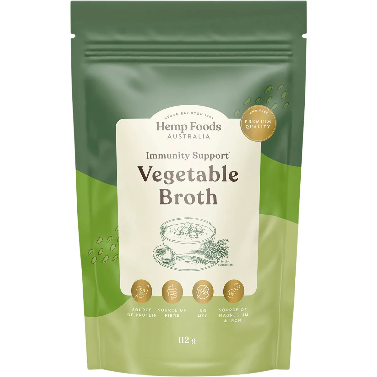 HEMP FOODS AUSTRALIA Vegetable Broth Immunity Support 112g - Cutprice Online