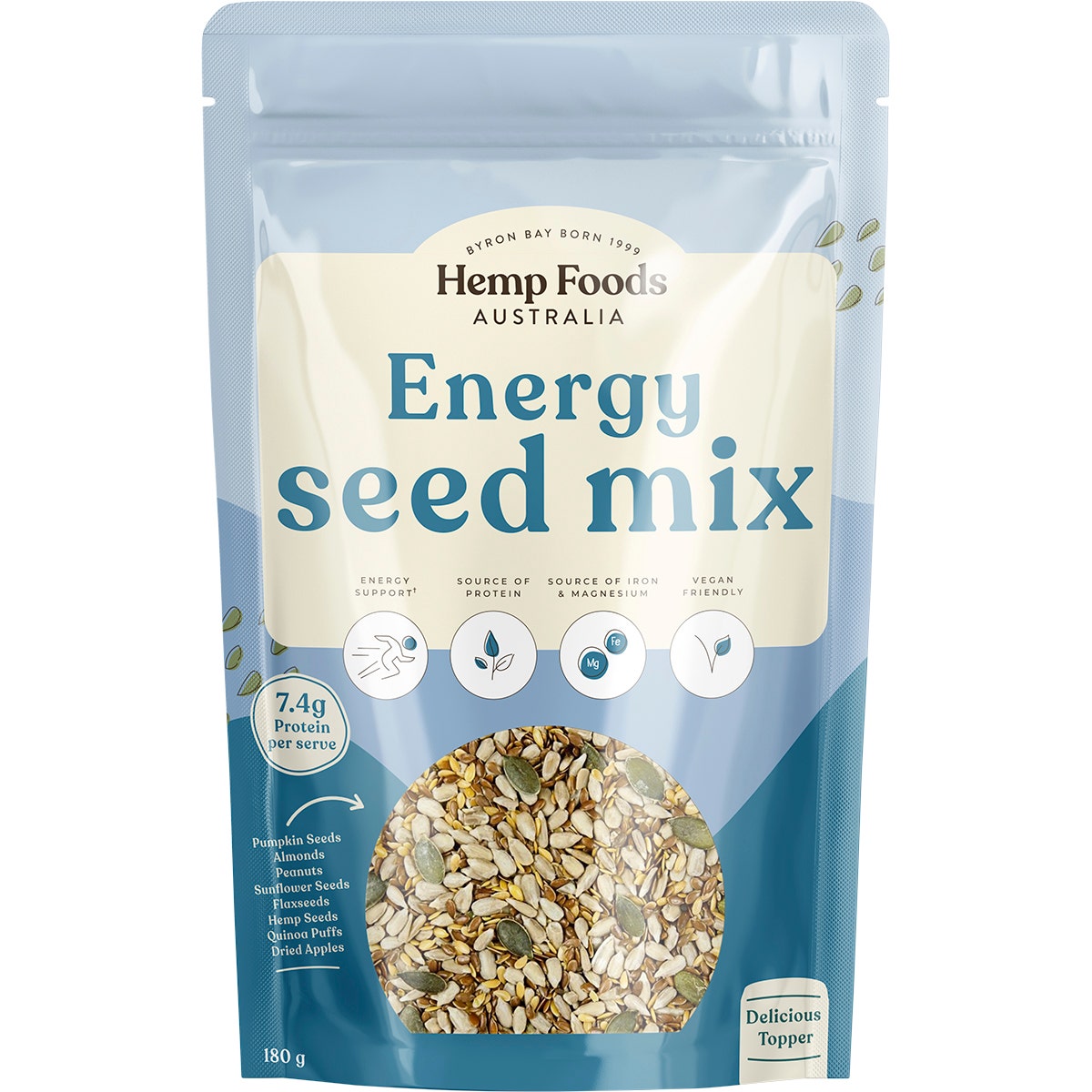 Hemp Foods Australia Energy Seed Mix 5x180g - Cutprice Online