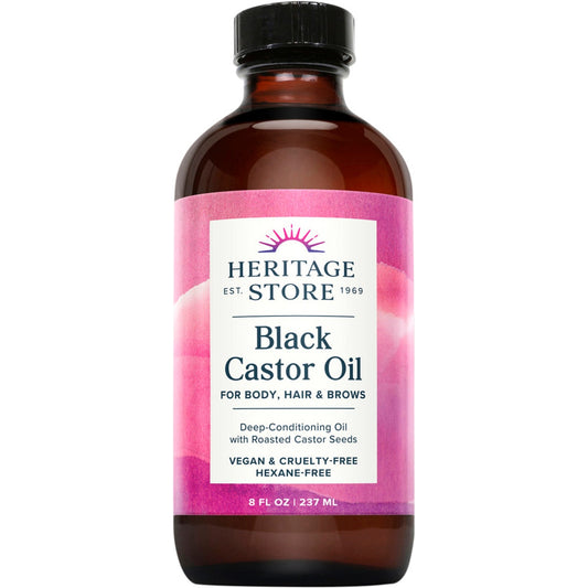 HERITAGE STORE Black Castor Oil 237ml - Cutprice Online