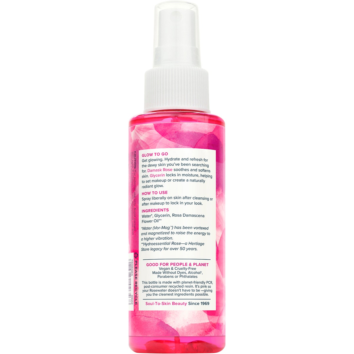 HERITAGE STORE Rosewater & Glycerin Hydrating Facial Mist 118ml - Cutprice Online