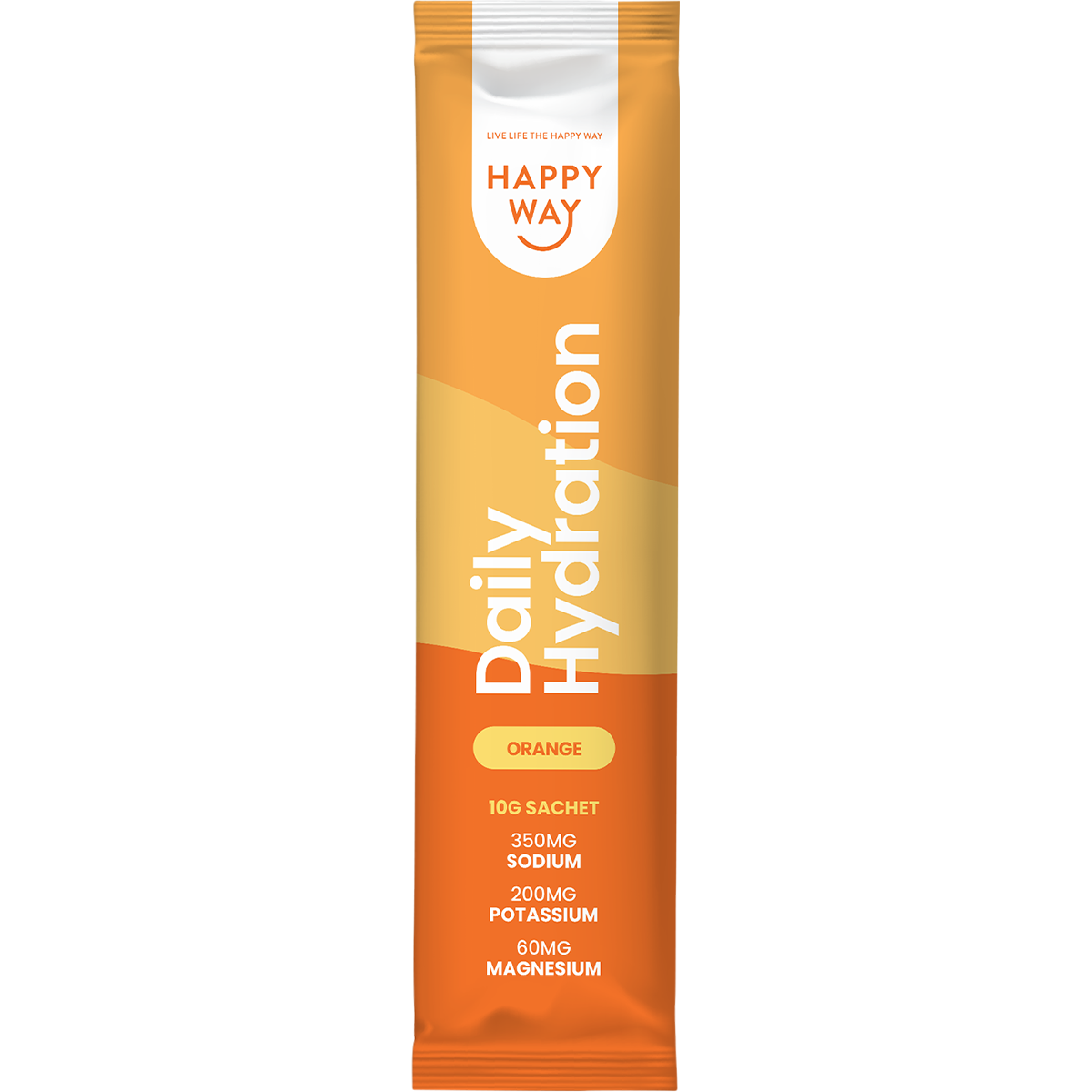 Happy Way Daily Hydration Sachets Orange 30x10g