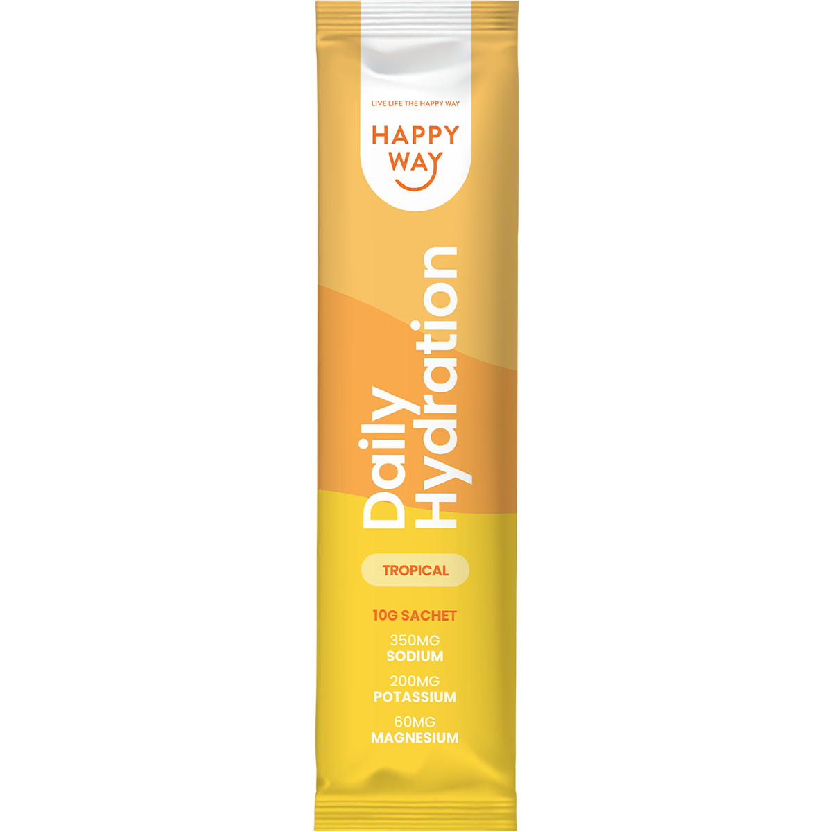 Happy Way Daily Hydration Sachets Tropical 30x10g