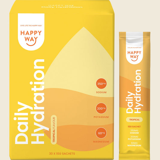 Happy Way Daily Hydration Sachets Tropical 30x10g