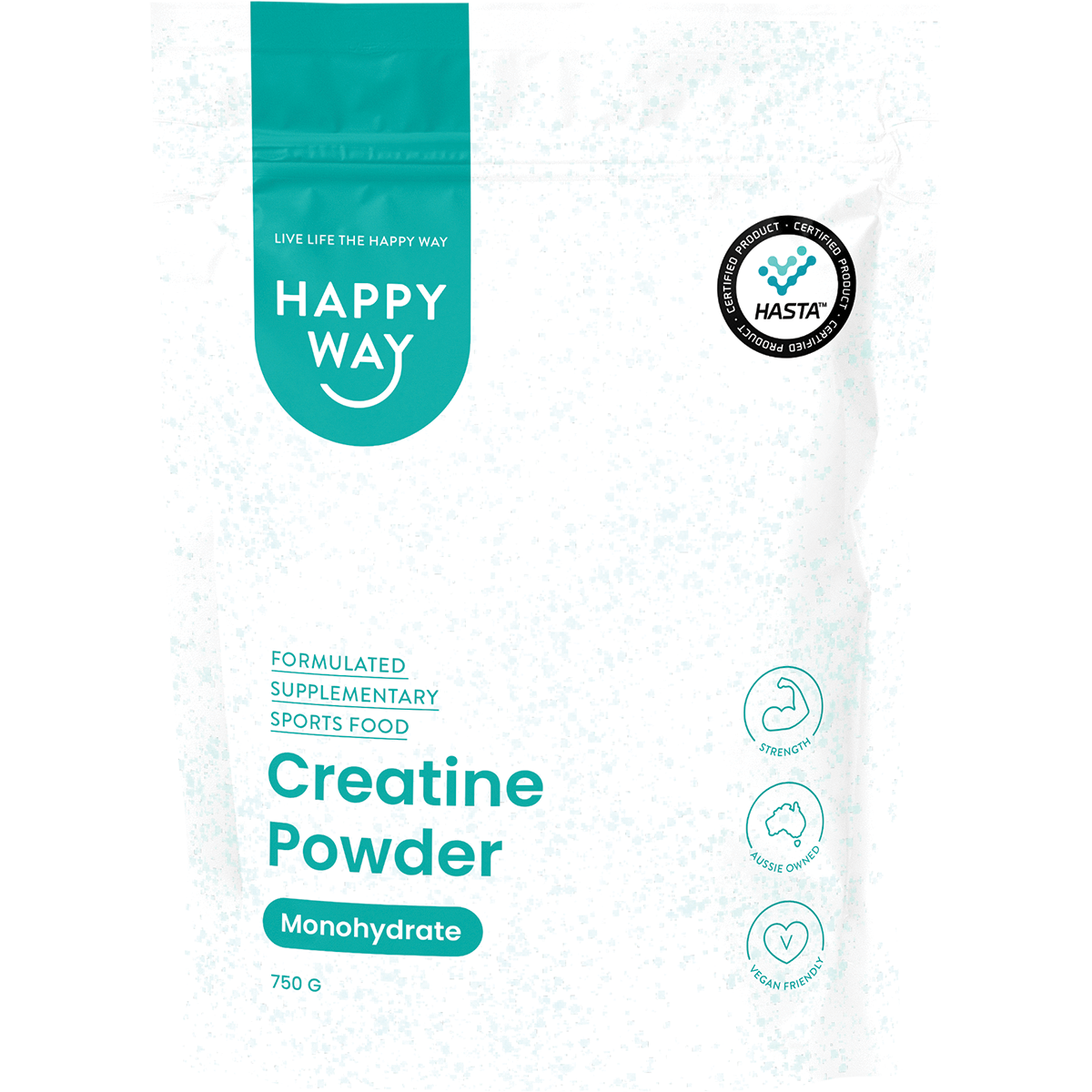 Happy Way Creatine Powder Monohydrate 750g